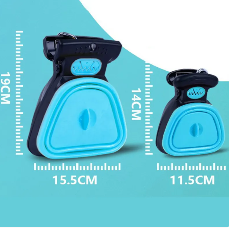 Portable Handheld Pooper Scooper with Waste Bag Holder