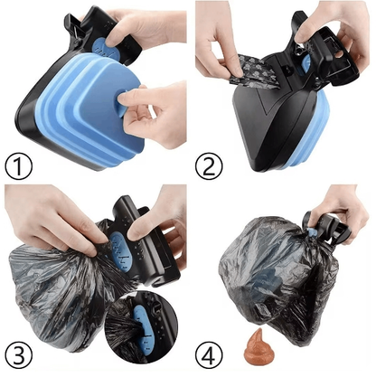 Foldable Dog Pet Travel Poop Scoop